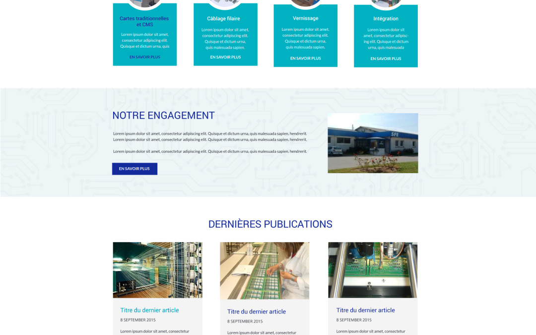 Création de site vitrine SFE