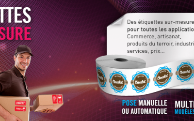 Conception fabrication étiquette sur mesure à Lyon