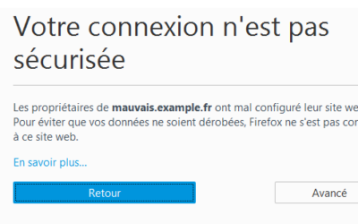 Sites HTTP : Vous êtes « non-sécurisés » depuis hier !